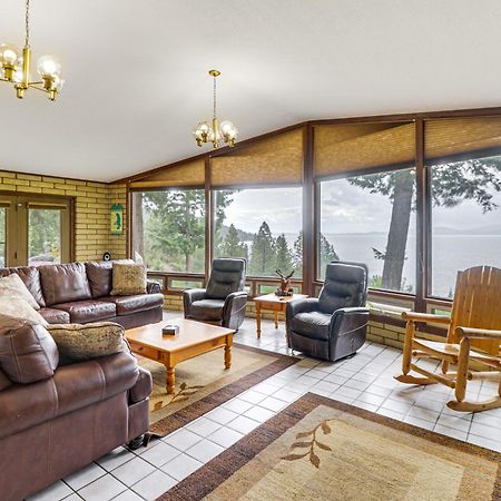 Flathead Lake Views Scenic And Spacious Retreat! بيجفورك المظهر الخارجي الصورة